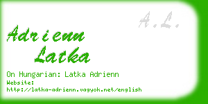 adrienn latka business card